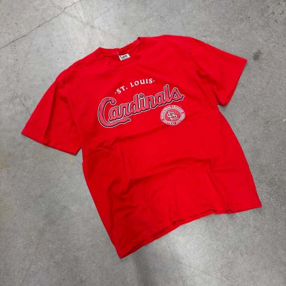 Vintage 2003 Lee Sport St. Louis Cardinals MLB Baseball T-Shirt Red Men's Large